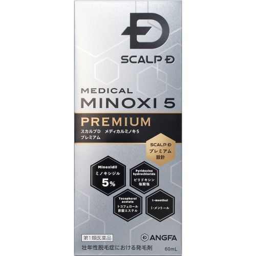 Anfer】 Scalp D Medical Minokki 5 Premium 60ml-SAMURAI Drugstore