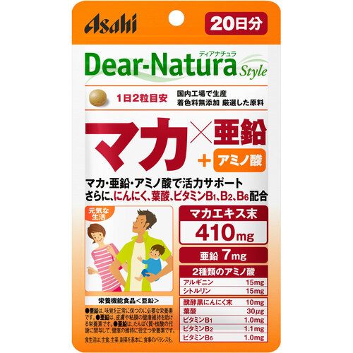 侍 DRUGSTORE｜Asahi Dear Natura Style Maca x Zinc 40 tablets