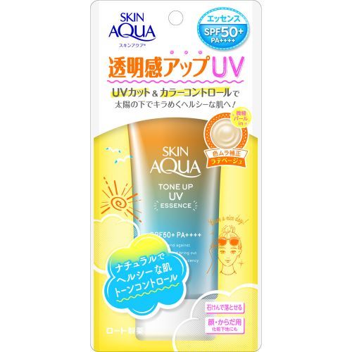 侍 DRUGSTORE｜【Rohto】 skin aqua tone up UV essence latte