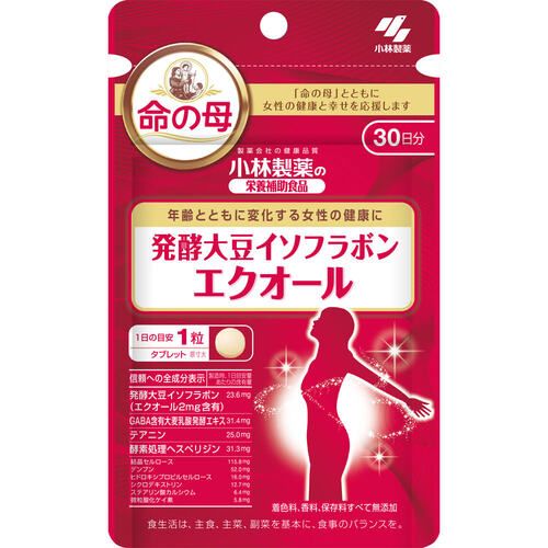 侍 DRUGSTORE|Kobayashi Fermented Soy Isoflavone Equol 30 tablets 侍 DRUGSTORE|Kobayashi Fermented Soy Isoflavone Equol 30 tablets