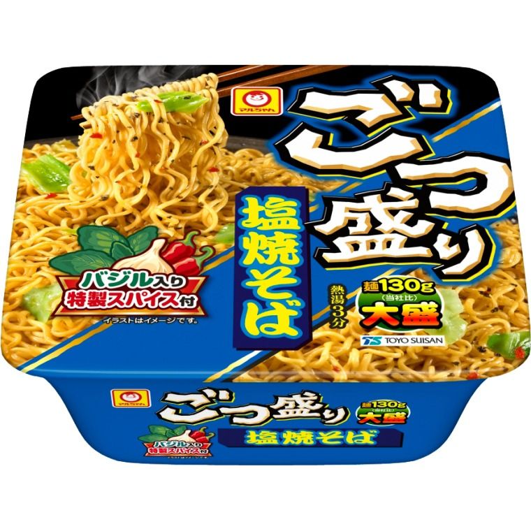 TOYO SUISAN】 Gotsumori Gotsu-mori salt Fried Noodles 156g-SAMURAI