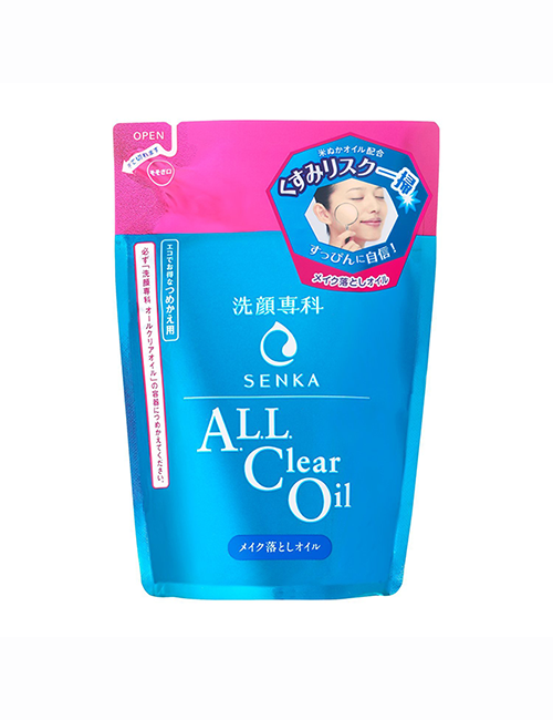 洗顔專科超微米水潤卸妝油補充包180ml