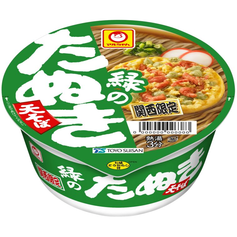 TOYO SUISAN】 Midori no Tanuki Ten-soba Kansai-SAMURAI Drugstore