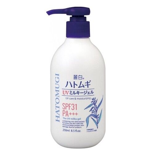 侍 DRUGSTORE｜【Kumano Oil】 Reihaku Hatomugi UV milky gel 250ml