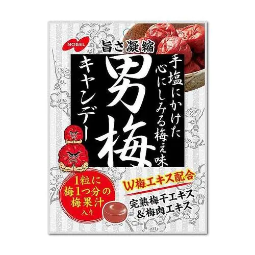 侍 DRUGSTORE｜Nobel Confectionery Otoko Ume Candy 80g