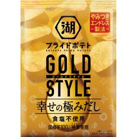 【Koikeya】 Pride Potato GOLD STYLE Happiness's Ultimate Dashi, Salt-Free, 55g