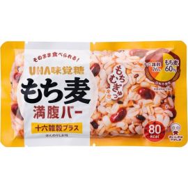 【UHA Mikakuto】 Mochi Barley Fullness Bar 16 Grains Plus 55g 4902750289741image
