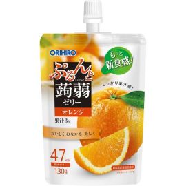 【ORIHIRO】 Purunto Konjac Jelly Orange 130g 4571157252919image