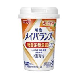 【Meiji】 Make Balance Mini Cup Fruit Au Lait Flavor 125ml 4902705007918image