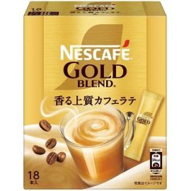 【Nestle】 Nescafé Gold Blend Stick Coffee, Fragrant Premium Caffe Latte, 18P 4902201444576image