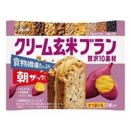 【Asahi Group Foods】 Creamy Brown Rice Bran, 10 luxurious ingredients, sweet potato, 2 pieces 4946842541454image