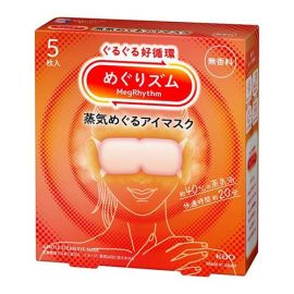 【Kao】 Megurism Steam Eye Mask, Unscented, 5 Masks 4901301460561image