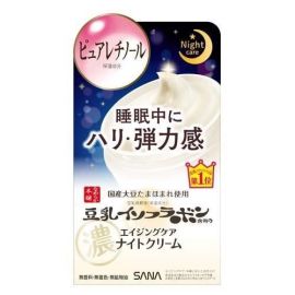 【Tokiwa Pharmaceutical】 Sana Nameraka Honpo Soy Milk Isoflavone Wrinkle Night Cream 50g 4964596485787image