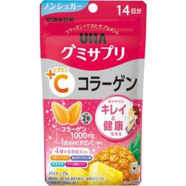 【UHA Mikakuto】 Gummy Supplement VC+Collagen 14-day supply 28 tablets 4902750766044image