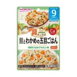 【Wakoudo】 Guu Guu Kitchen Salmon and seaweed mixed rice (for babies from around 9 months old) 80g 4987244600936image