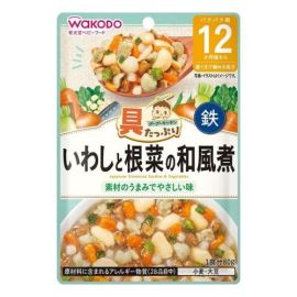 【Wakoudo】 Guu Guu Kitchen Japanese-style simmered sardines and root vegetables (for babies around 1 year old) 80g 4987244196064image