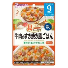 【Wakoudo】 Guu Guu Kitchen Beef sukiyaki-style rice (for babies from 9 months old) 80g 4987244600783image