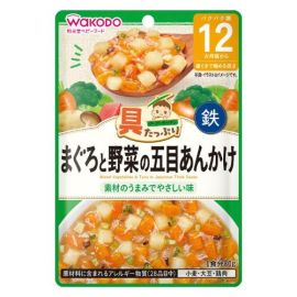 【Wakoudo】 Guu Guu Kitchen Tuna and mixed vegetable stir-fry (for babies around 1 year old) 80g 4987244195999image
