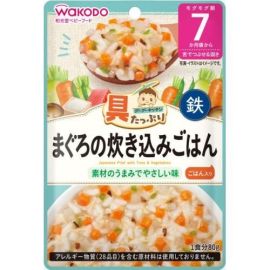 【Wakoudo】 Guu Guu Kitchen Tuna rice (for babies from 7 months old) 80g 4987244600684image