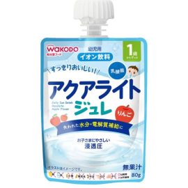 【Wakoudo】 MY Jelly Drink for babies aged 1 and up, Aqua Light Apple 80g 4987244195432image