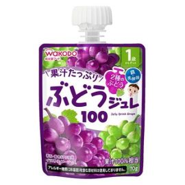 【Wakoudo】 MY Jelly Drink for babies aged 1 and up, grapes 70g 4987244196392image