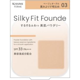 【Isehan】 Kiss Me Ferme Silky Fit Foundation 03 Beige Ochre 4901433157704image