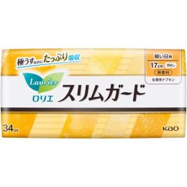 【Kao】 Laurier Slim Guard Light Flow Diapers, 17cm, 34 pieces 4901301460981image