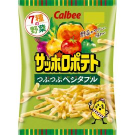 Quick sale【Calbee】 Sapporo Potato Vegetable Sticks 72g 4901330123321-1image