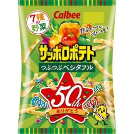 Quick sale【Calbee】 Sapporo Potato Vegetable Sticks 72g 4901330123321-1image