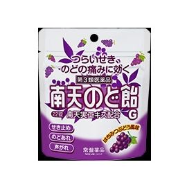 【Tokiwa Pharmaceutical】 Nanten Nodoame G Pouch-type Honey&Grape 22 pcs 4987156212012image