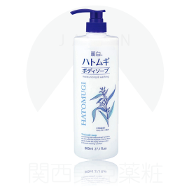 【Kumano Oil】 Reihaku Hatomugi Body Soap Body 800ml 4513574027077image