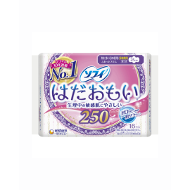 【Unicharm】 Sofy Hadaomoi Long Wings 16 pcs 4903111364275image