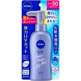 【Kao】 Nivea UV Water Gel SPF50 Pump 140g 4901301298690image