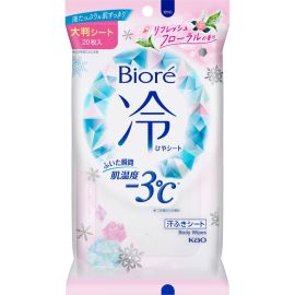 【Kao】 Biore -3°C Cooling Wipes Floral Fragrance 20pcs 4901301348692image