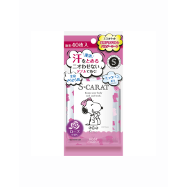 【KOSE】 S-CARAT Medicated Deodorant Antiperspirant Wipes Rose Fragrance Value Pack 40 sheets 4971710391046image