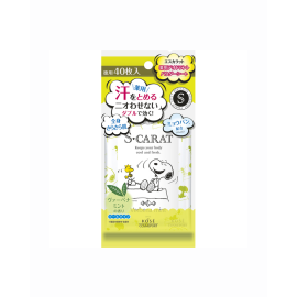 【KOSE】 S-CARAT Medicated Deodorant Antiperspirant Wipes Verbena Mint Fragrance Value Pack 40 sheets 4971710391114image