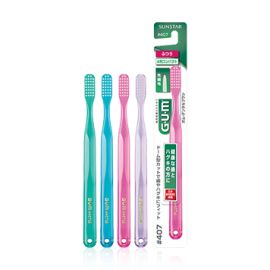 【SUNSTAR】 GUM dental Brush 4row compact #407M 4901616206359image