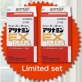 【Alinamin (takeda)】 Alinamin EX Plus 270 tablets Limited set of 2 4987123145428x2_image