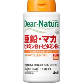 【Asahi Group Foods】 Dear Natura Zinc / Maca / Vitamin B1 / Vitamin B6 120 tablets 4946842650224image