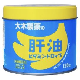 【Ohki Pharmaceutical】 Cod Liver Oil Vitamin Drop 120 tablets 4987030180390image