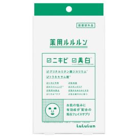 【Dr. Lululun】 Medicated Lululun whitening acne 1 sheet×4 bags 4582305068368-1image