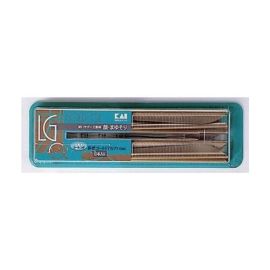 【Kaijirushi】 Face/eyebrow razor long handle gold alpha SM 10 pcs 4901331007446image