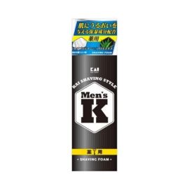 【Kaijirushi】 MensK silk protein shaving foam 220g 4901331001352image