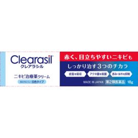【Reckitt Benckiser Japan】 Clearasil acne treatment cream white type 18g 4906156100259image