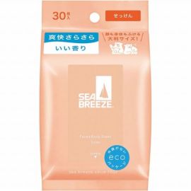 【finetoday】 Sea Breeze Face & Body Sheets N Soap 30 Sheets 4550516475473image