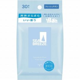 【finetoday】 Sea Breeze Face & Body Sheets N Fresh Savon 30 Sheets 4550516475572image