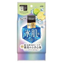 【LION】 Ban refreshing PREMIUM sheet cool type cool citrus scent 30 sheets 4903301333296image