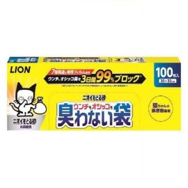【Lion Pet】 Poop and pee smell-free bag 100 pieces 4903351007338image