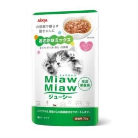 【AIXIA】 MiawMiaw juicy fish mix 70g 4571104710769image