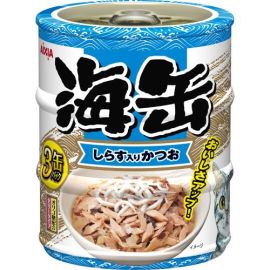 【AIXIA】 Canned sea bonito with mini whitebait 180g x 3 pieces 4571104719878image